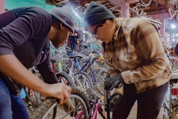 Bicycle store volunteer work